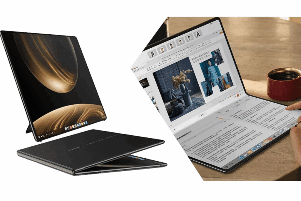 laptop pieghevole Huawei 2025 al lavoro