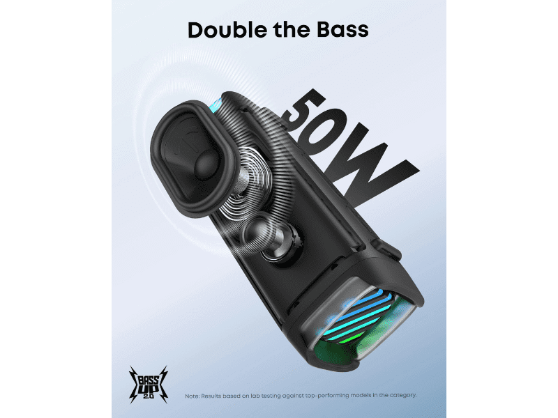 speaker bluetooth Anker Soundcore Boom 3i 50w potenza