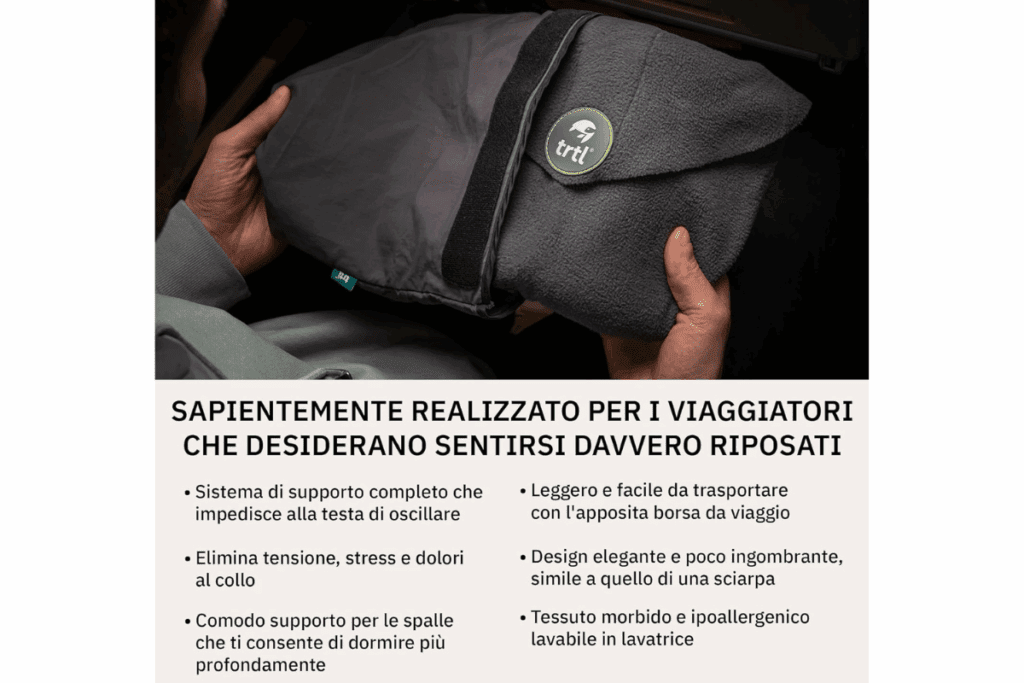 cosa portare davvero in viaggio trtl travel pillow plus