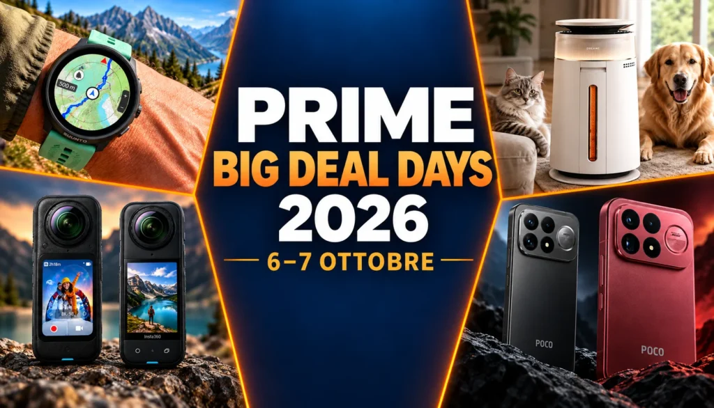 Prime Big Deal Days 2026 il 6 e 7 ottobre con prodotti selezionati da PensOut