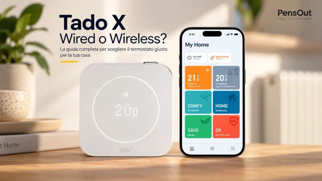 Tado X Wired o Wireless, quale termostato scegliere